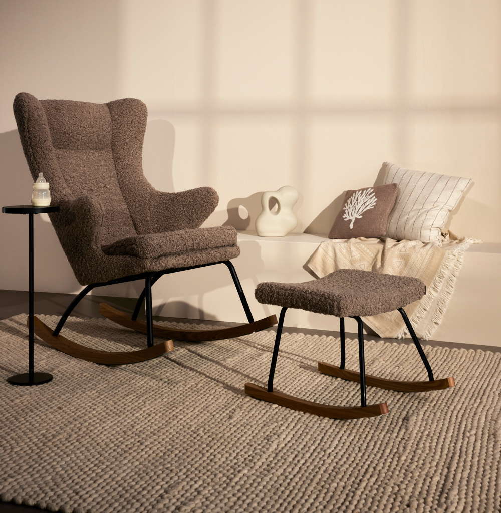 Hocker für Schaukelstuhl De Luxe Bison #2