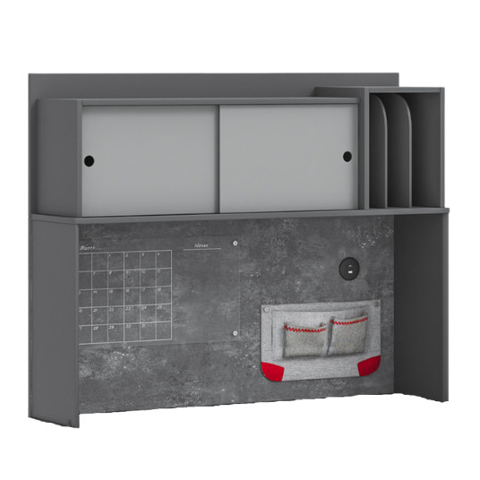 Schreibtischaufsatz Space Gray