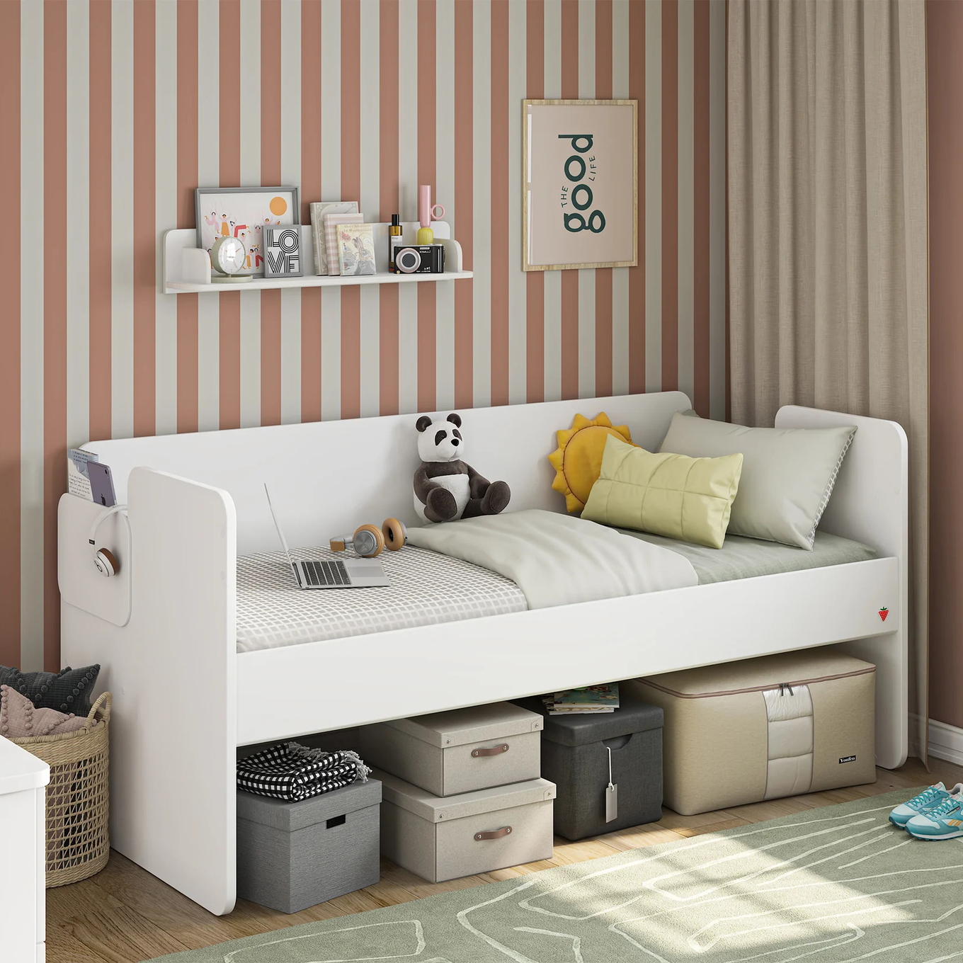 Bett Studio Oberteil White #2