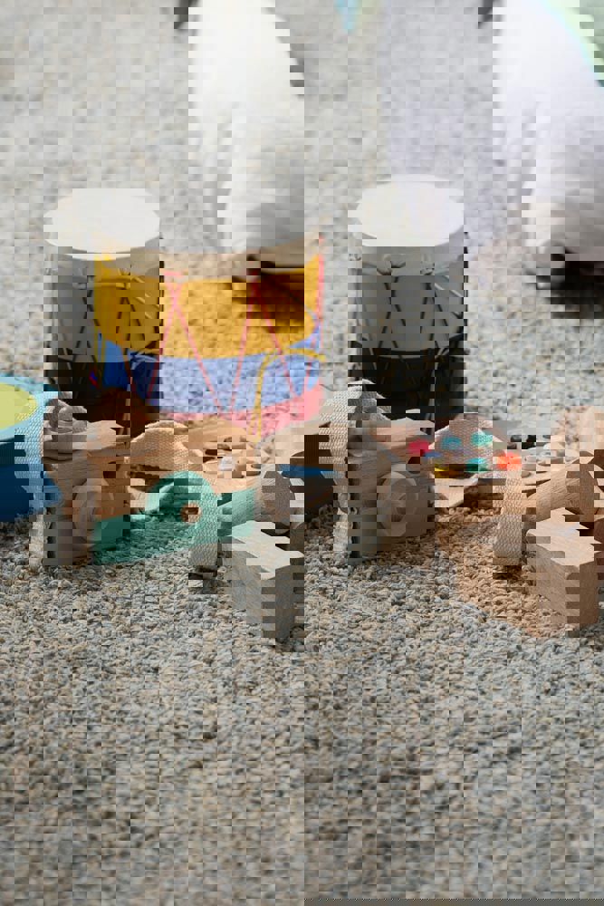 Wendeteppich Twin Blau, XS 4