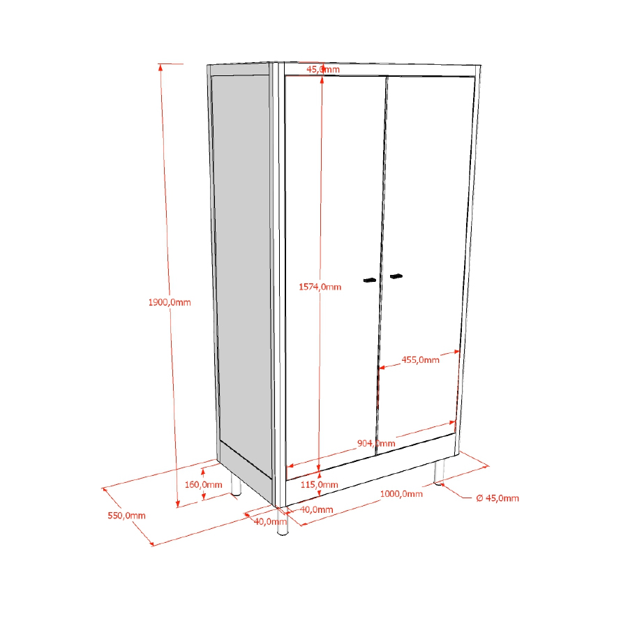 Kinderzimmer Forrest Buche 4-teilig Set C 13