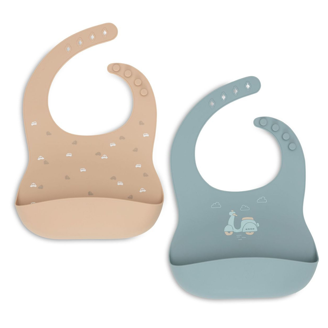 Silikon Lätzchen On The Go 2er Pack