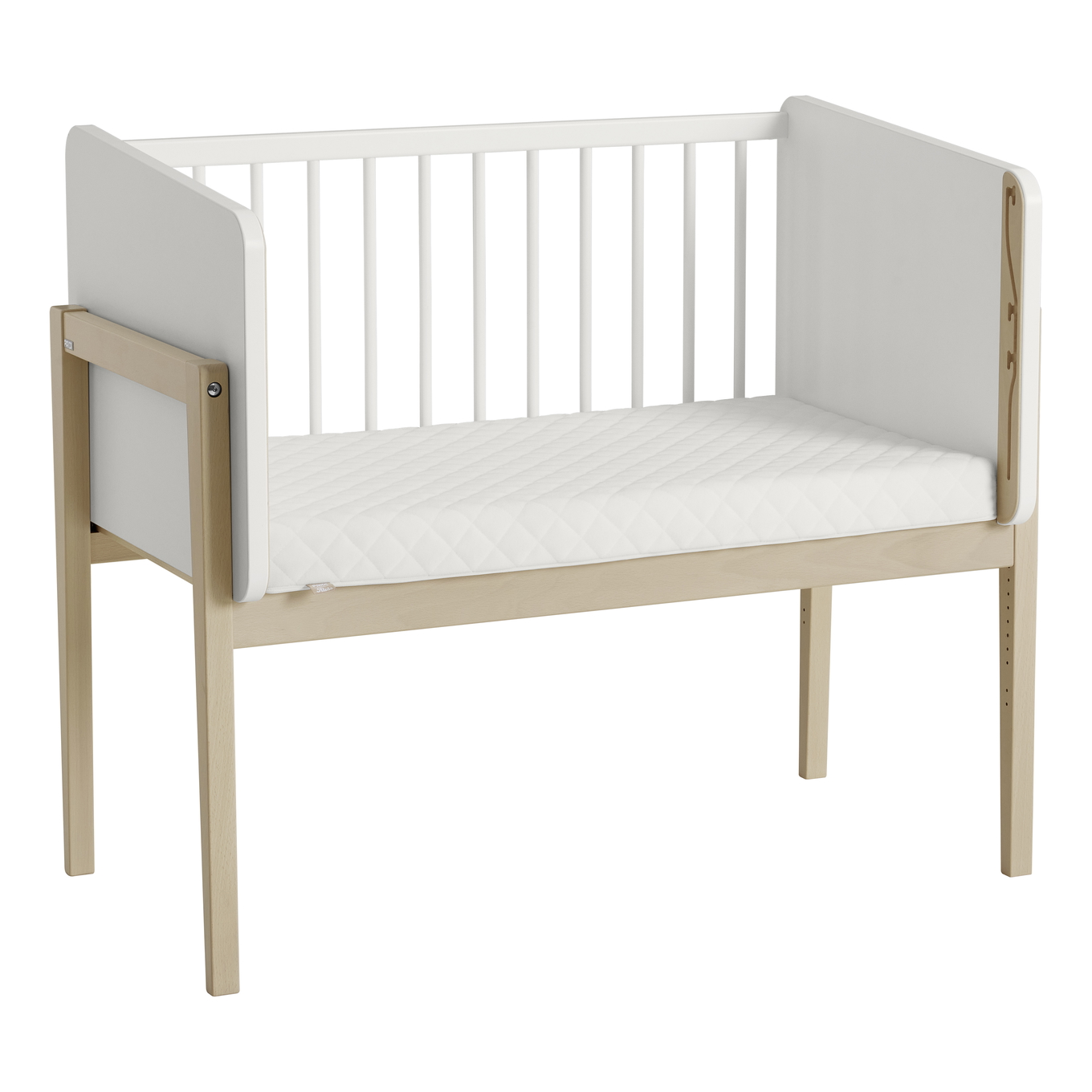 Beistellbett Little Cloud Weiss 7