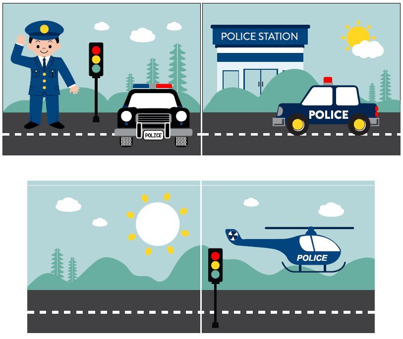 Halbhohes Bett Police Holz 4