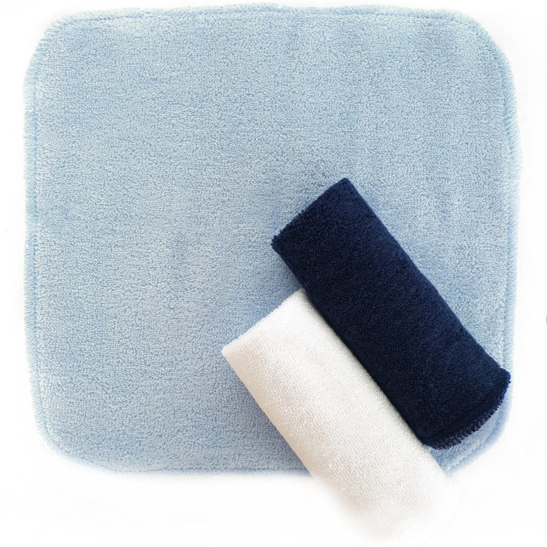 Waschtücher 3er Set Blau