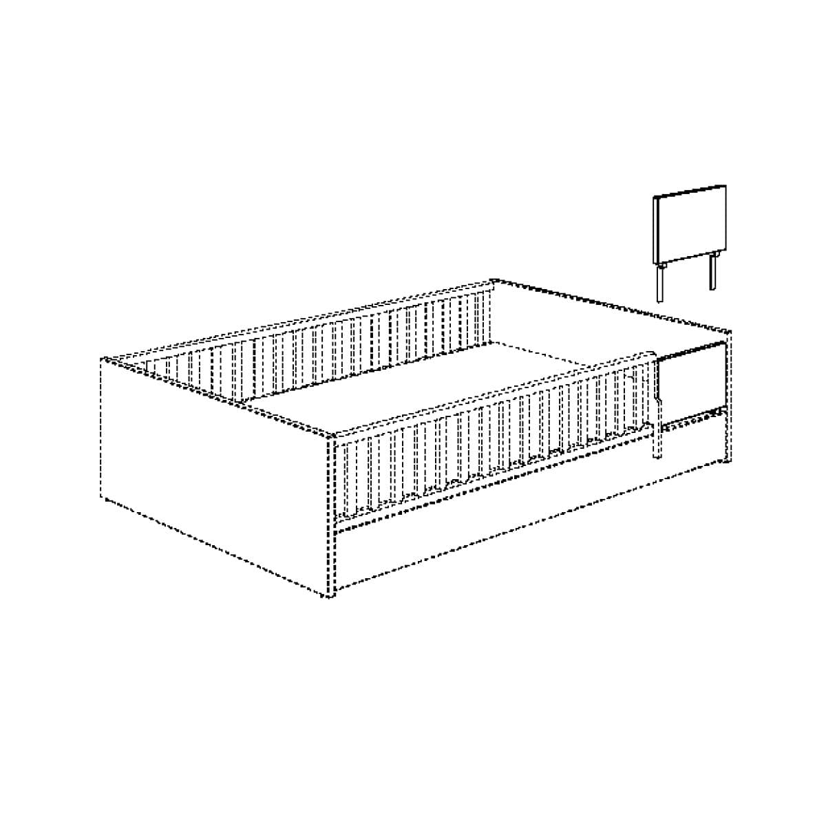 Rausfallschutz Little Flo Weiss #2