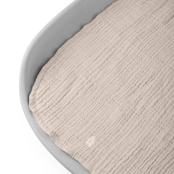 Wickelunterlage Musselin 2er Set  Beige 5