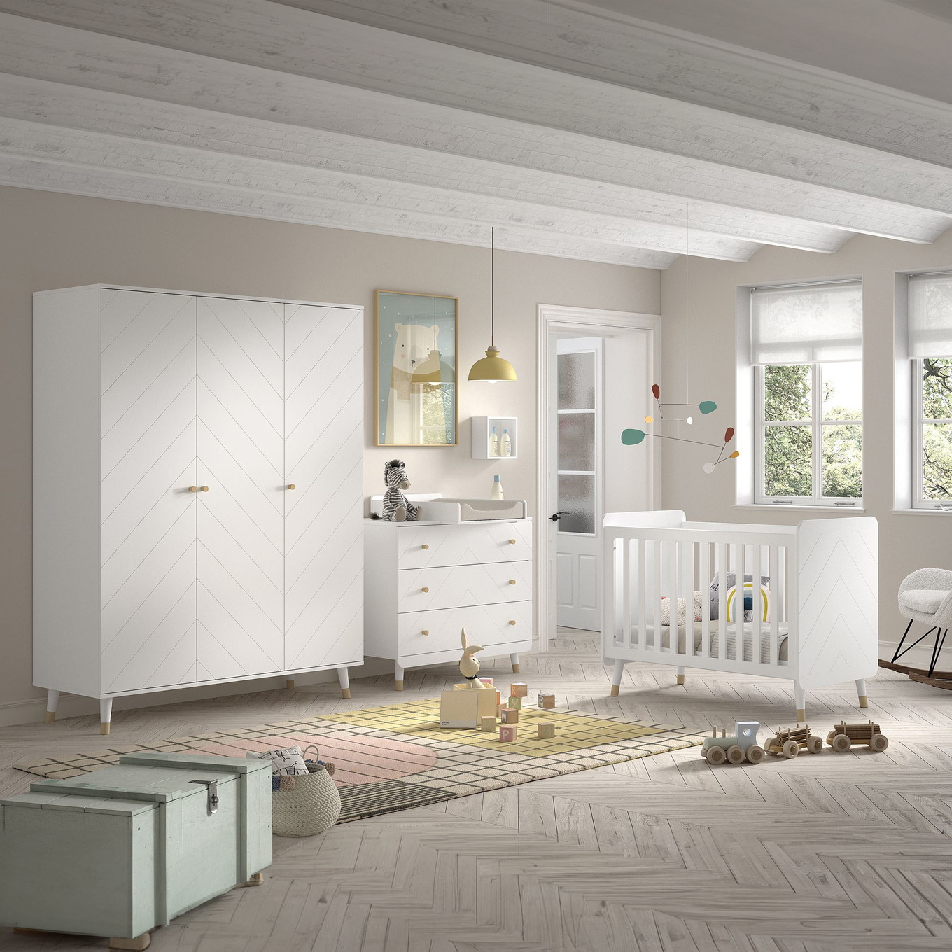 Babyzimmer Billy 4-teilig Set #2