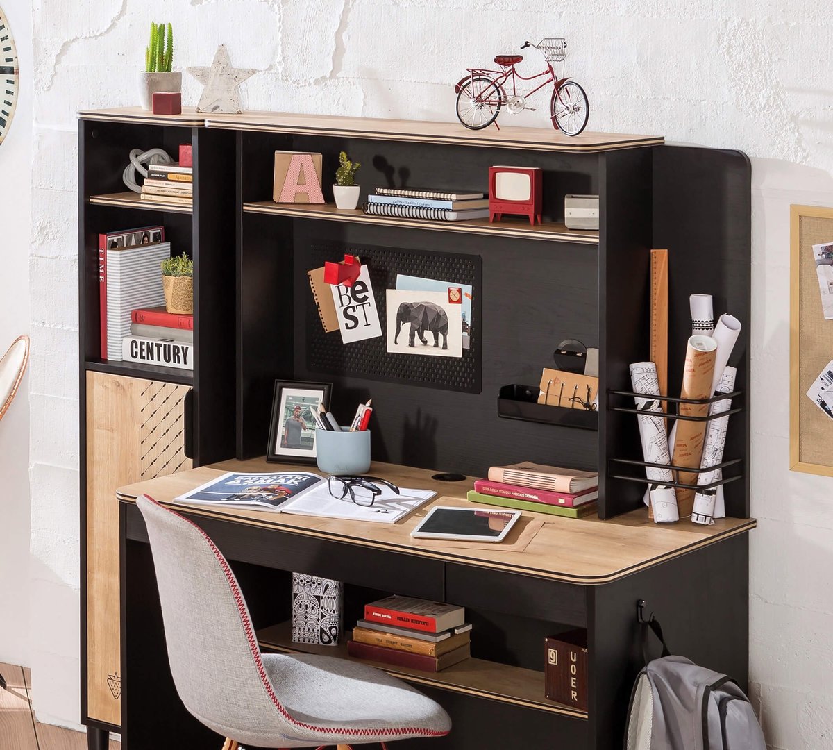 Schreibtischaufsatz Black Klein #2