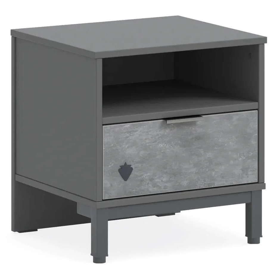 Nachttisch Space Gray