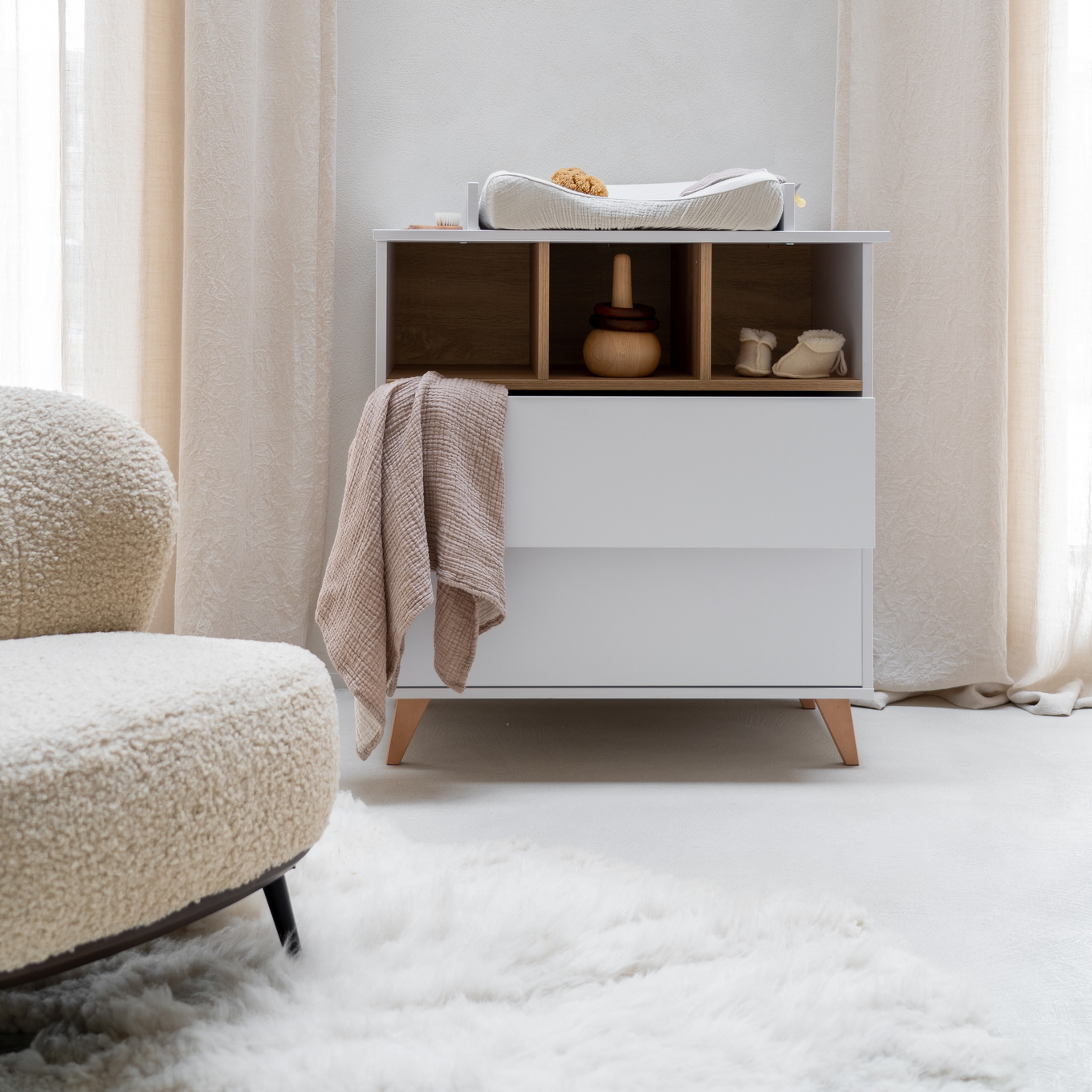 Wickelkommode Loft Weiss #2