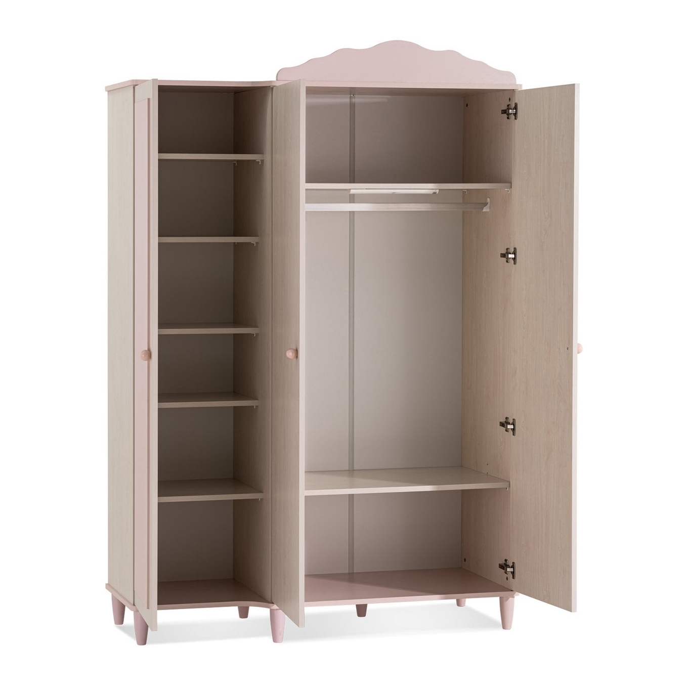 Kleiderschrank Pollina 3-türig 5