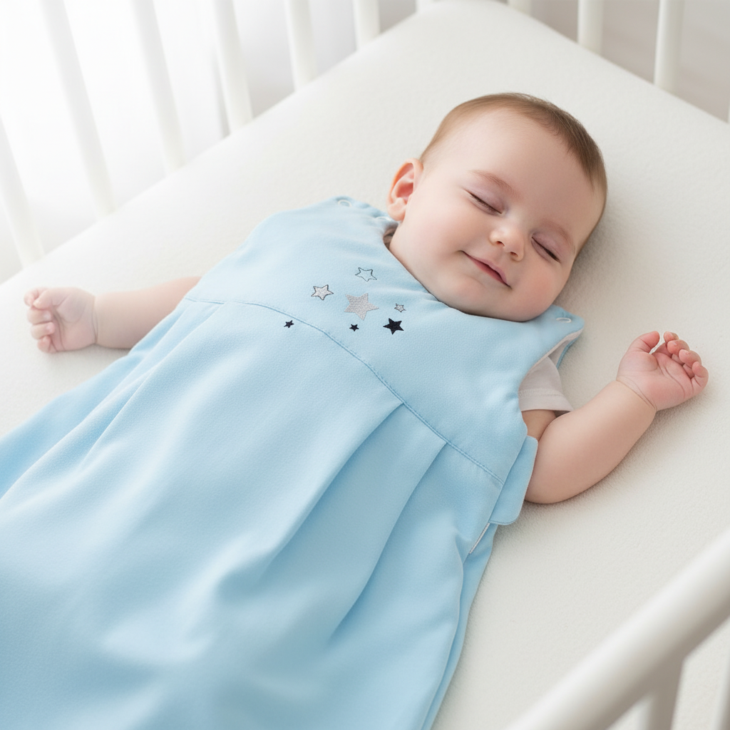 Schlafsack Tencel Hellblau, 74/80 #2