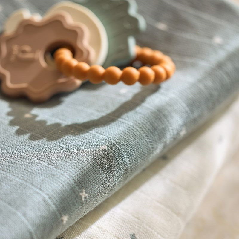 Pucktücher Twinkling 2er Set Sea Green 3