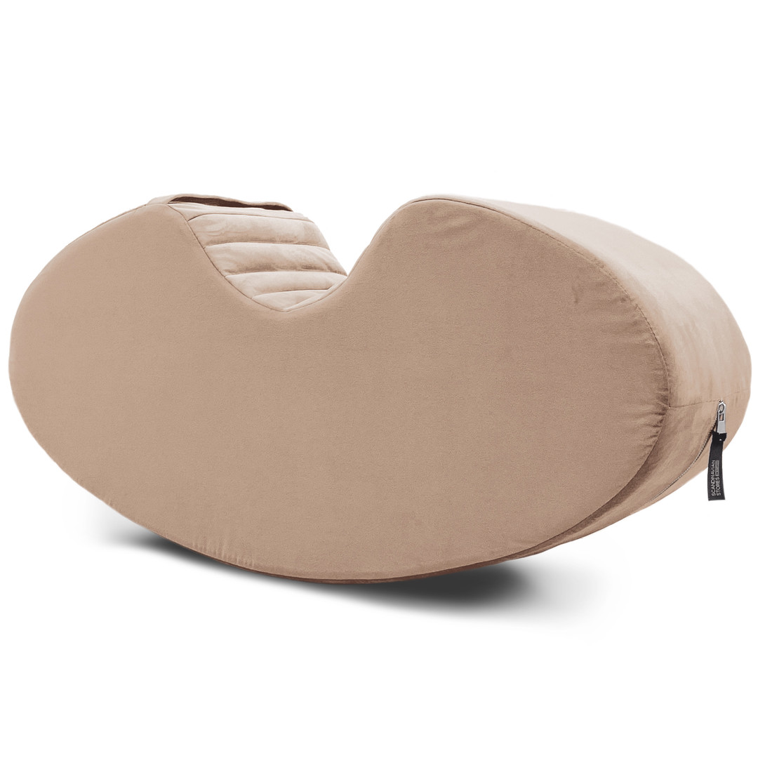 Hocker Rockon Velvet Pfirsich