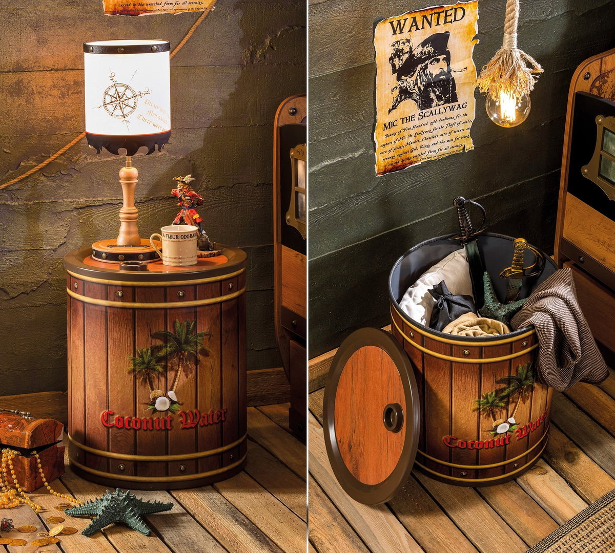 Nachttisch Pirate Gallone #2