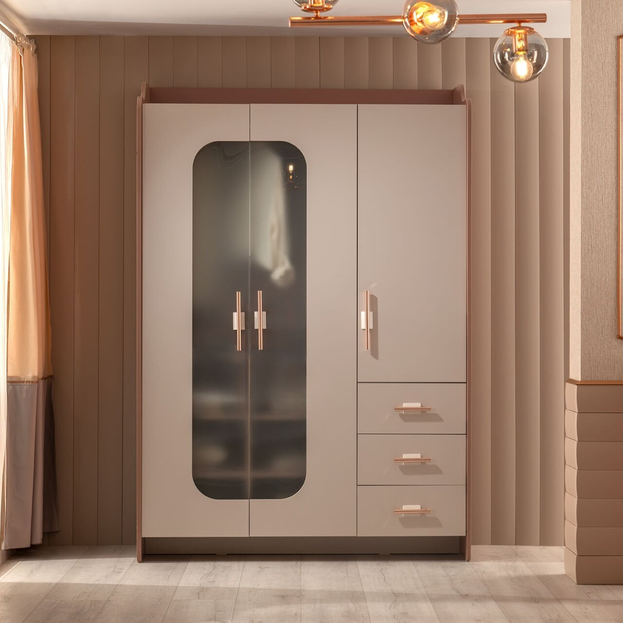 Kleiderschrank Estella 3-türig #2