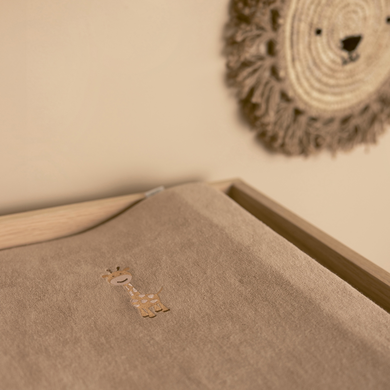 Wickelkissenbezug Stretch bestickt Steppe #2