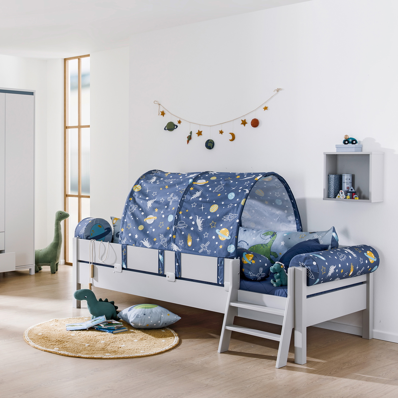 Bett Tiago Kieselgrau, 90 x 200 cm #2