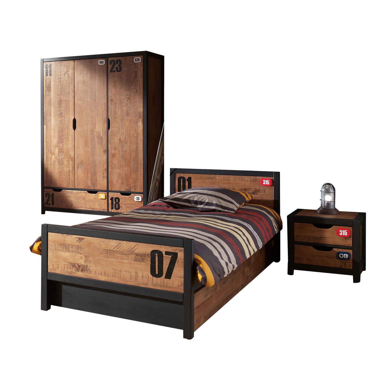 Kinderzimmer Alex 4-teilig Set B