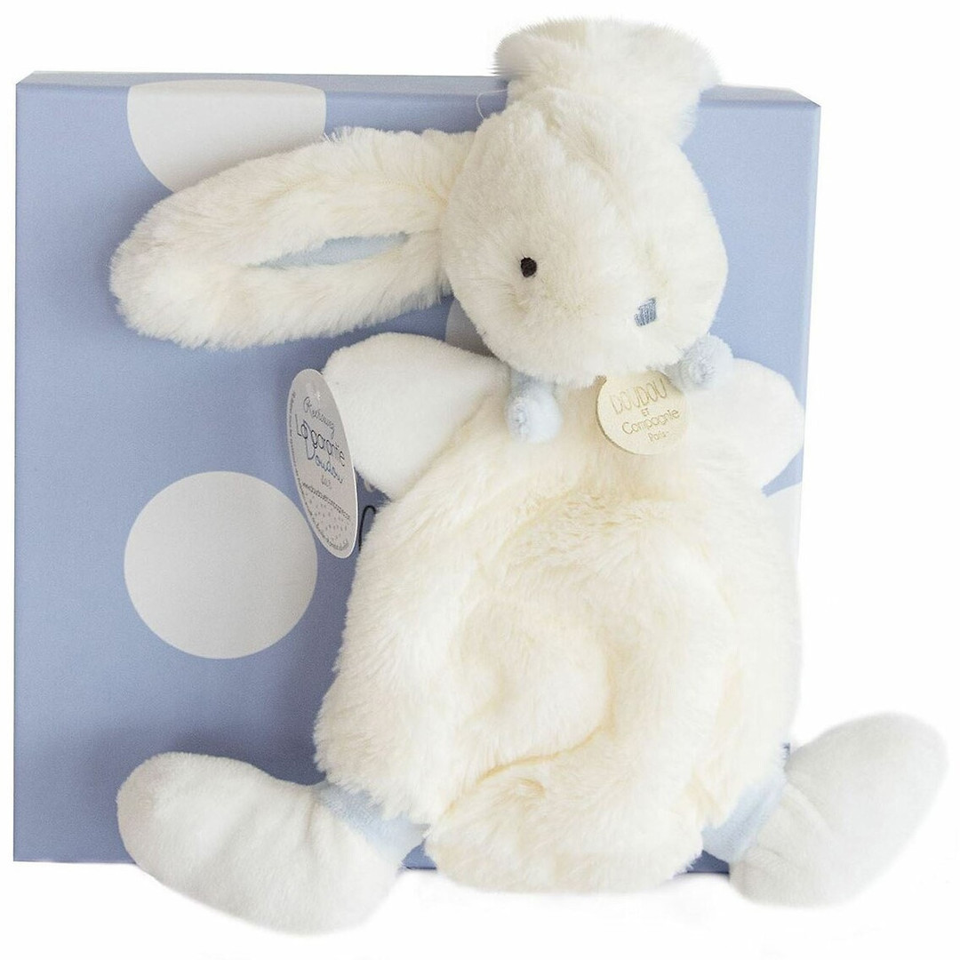 Schmusetuch Bonbon Hase Blau