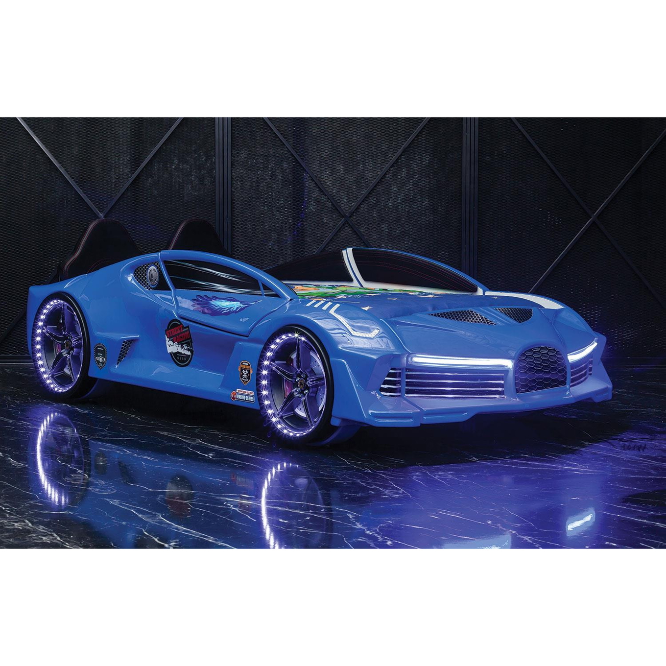 Autobett Speedster  Blau 7