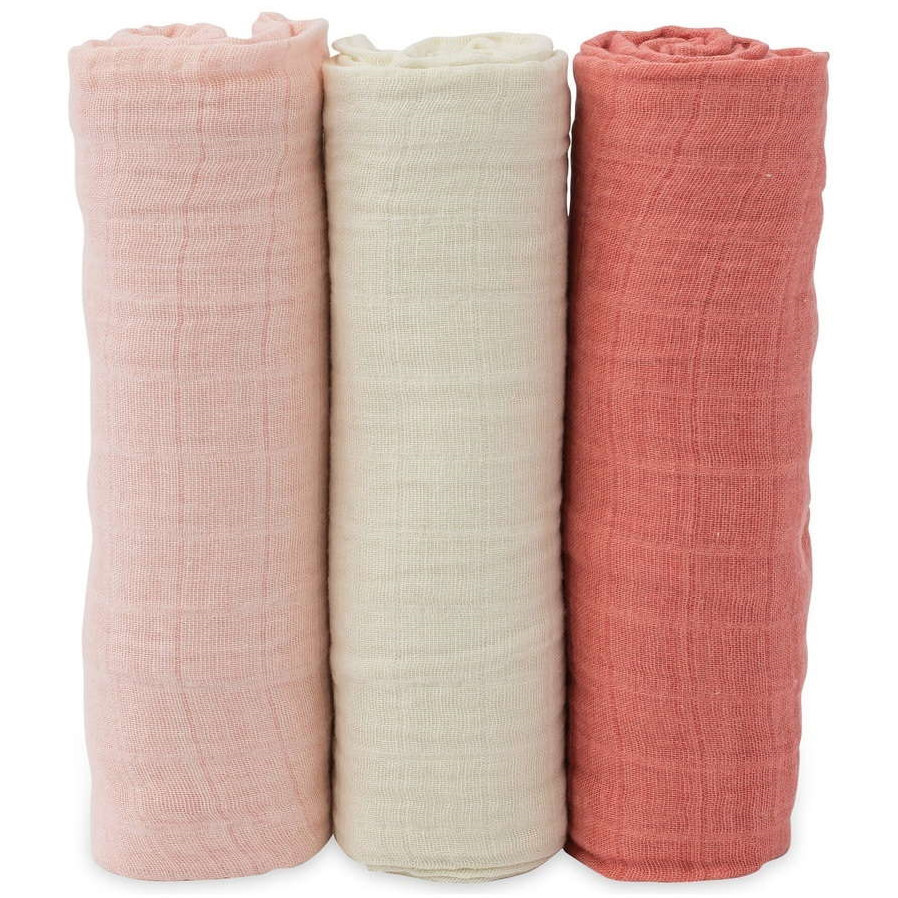 Pucktücher Rose Petal 3er-Set