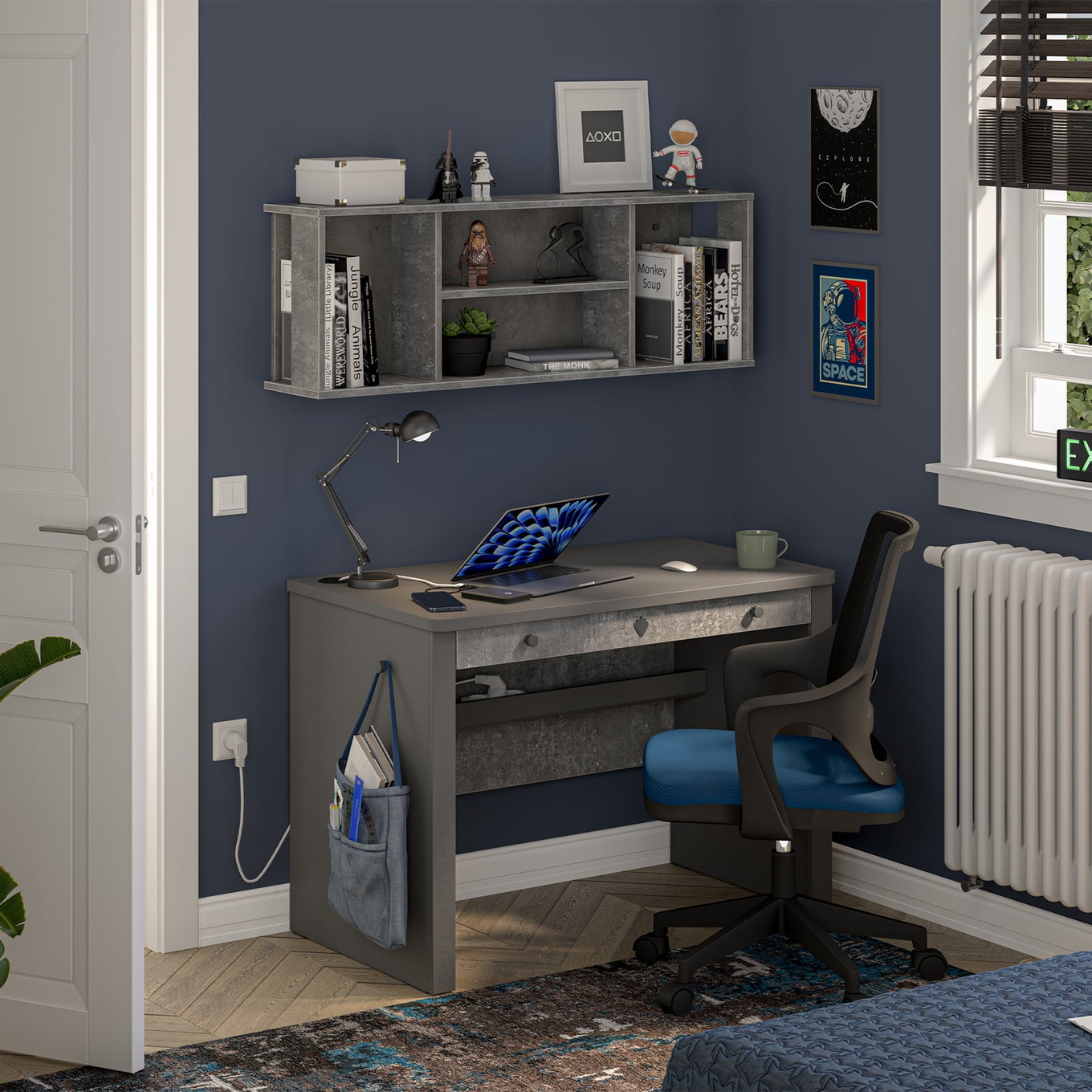 Schreibtisch Space Gray Klein #2