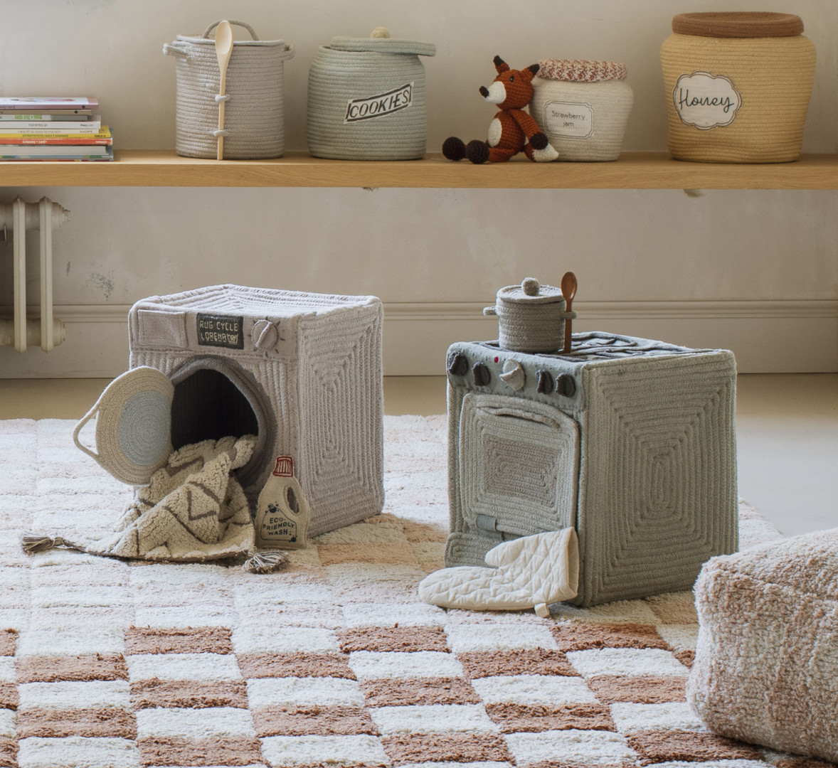 Spiel-Waschmaschine aus Baumwolle 4