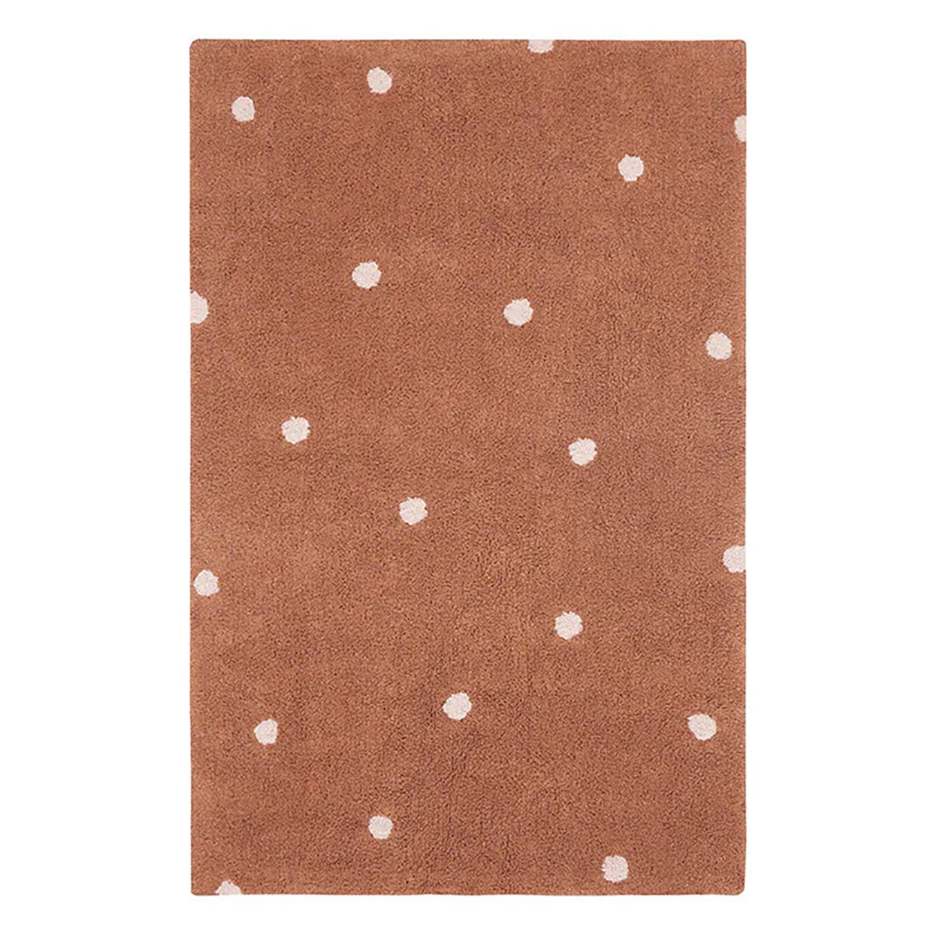 Teppich Mini Dot Braun