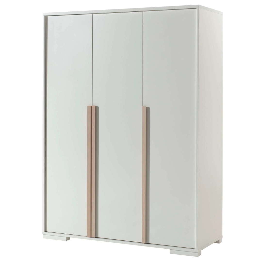 Kleiderschrank London Weiss, 3-türig