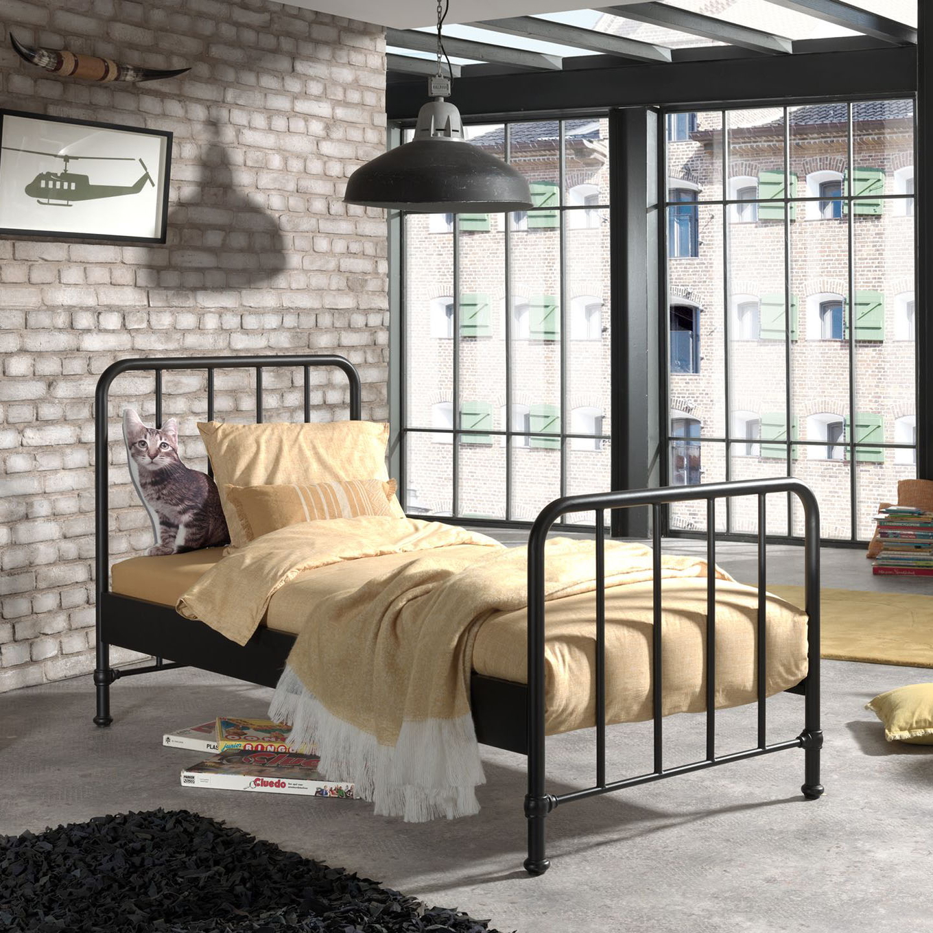 Metallbett Bronxx Schwarz #2