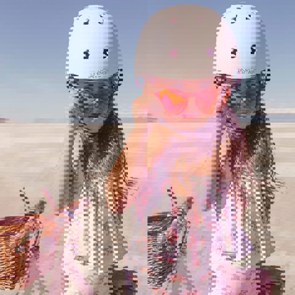 Klassischer Helm Rosa 50-54 cm #2