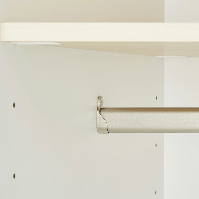 Kleiderschrank Ylvie 4-türig Holz 8