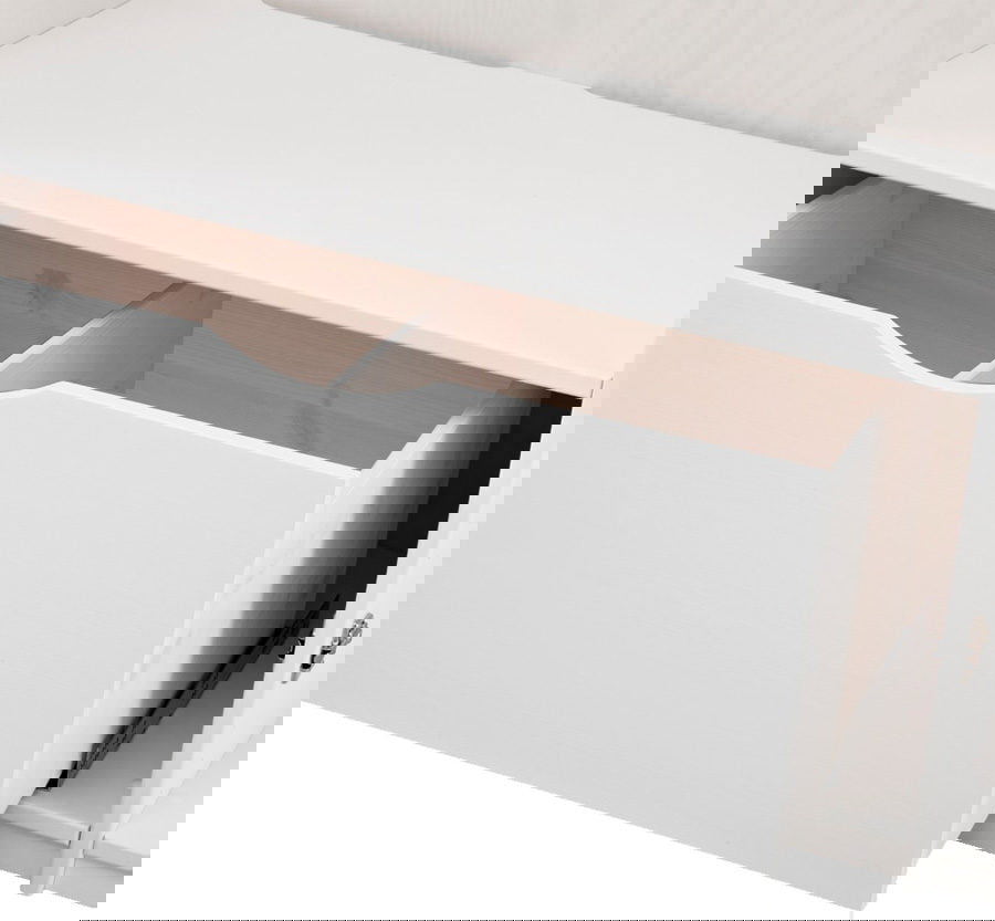 Schublade für Schrankelement 100cm Weiss lasiert #2