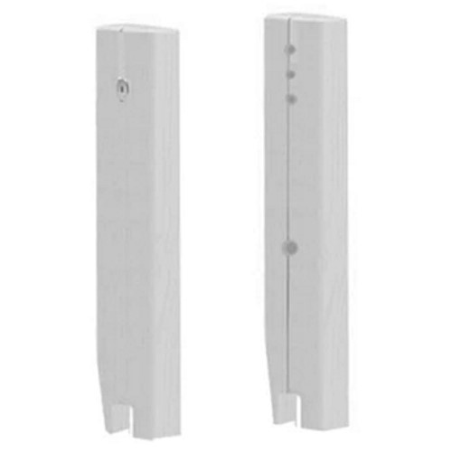 Beine für geschlossene Front 2er Pack Weiss