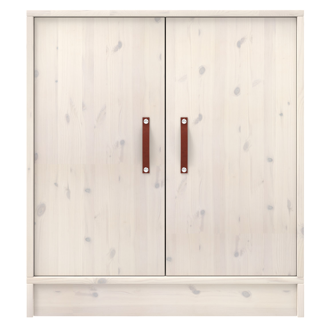 Kommode All-In-One mit 2 Türen Weiss lasiert