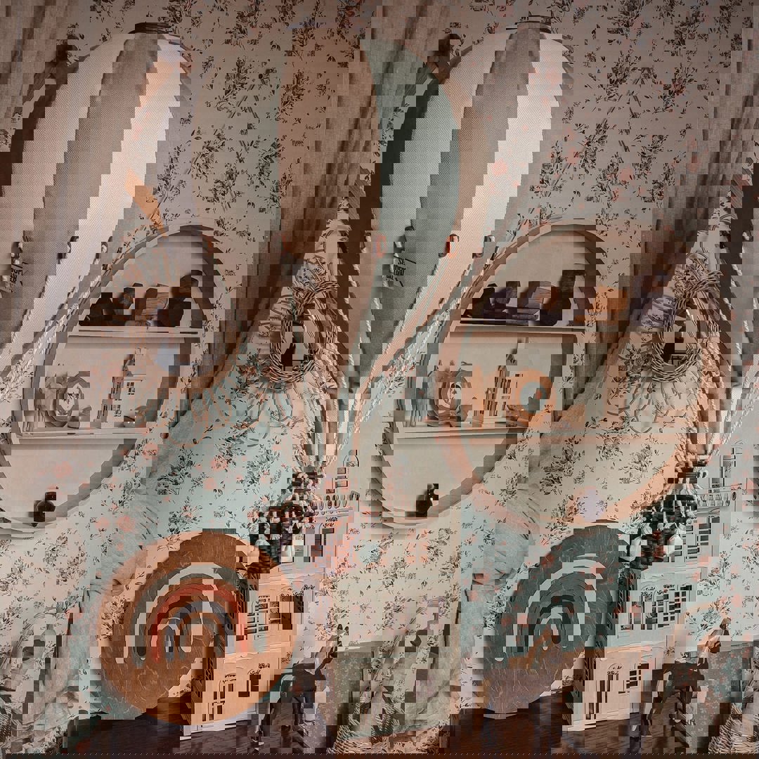 Deko Heissluftballon Hellbraun Creme M #2