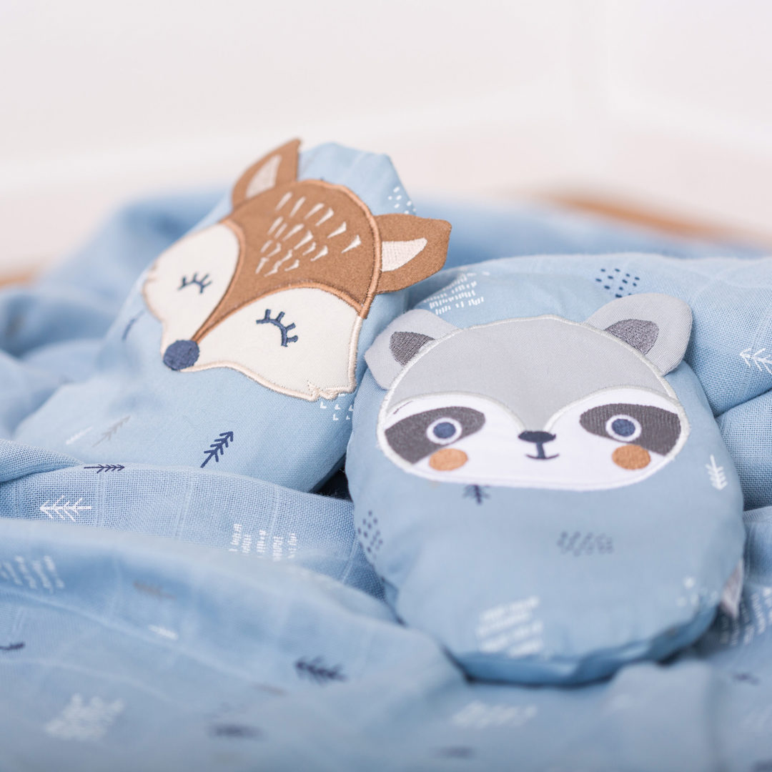 Traubenkernkissen Indigo Woods Fuchs #2