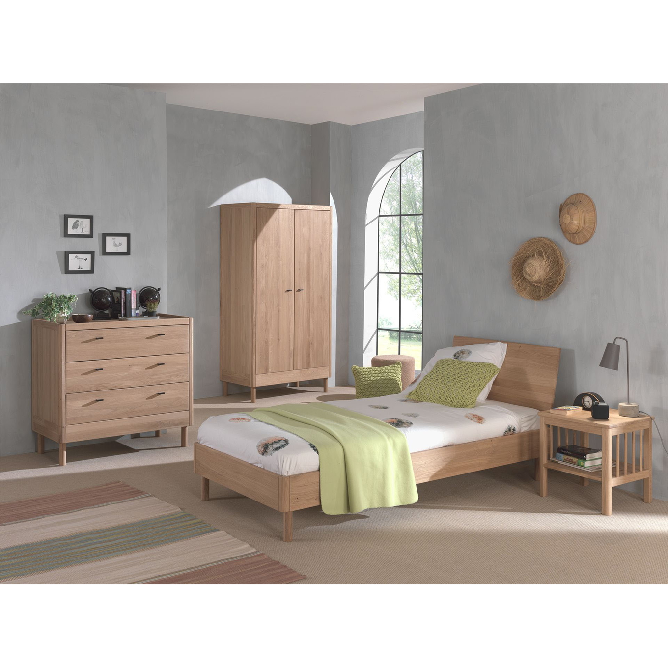 Kinderzimmer Forrest Eiche 4-teilig Set E #2