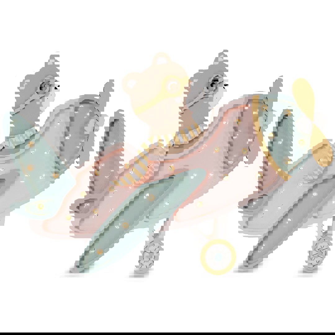 Nachtlampe Vintage Flugzeug Candy