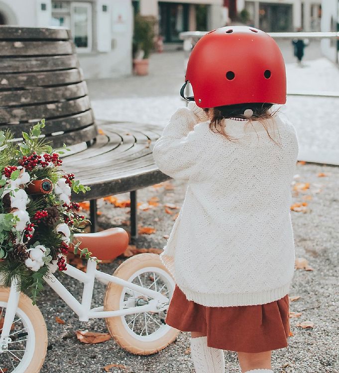 Klassischer Helm Rot 50-54 cm 3