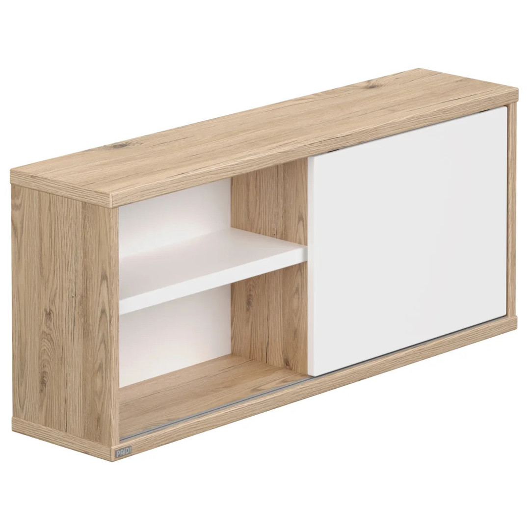 Wandregal Fionn mit Schiebetür