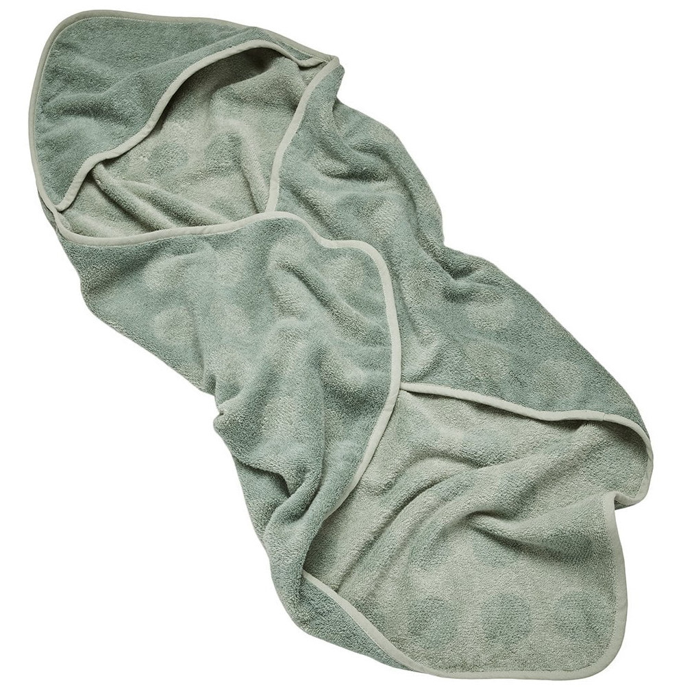 Badetuch mit Kapuze Leander Sage Green