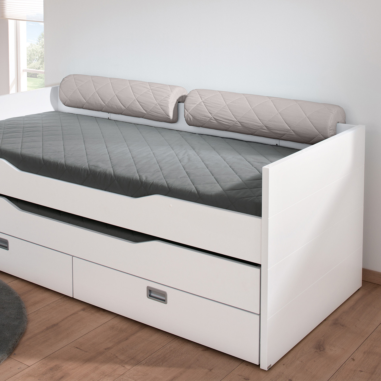 Comfortrolle aus Baumwolle Taupe 1
