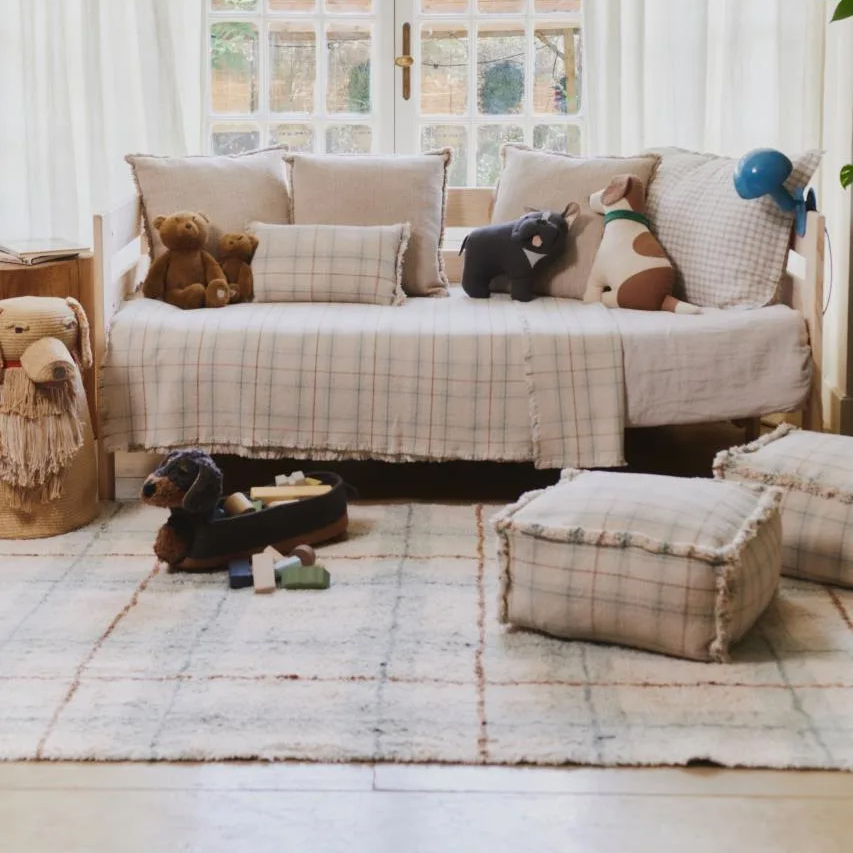 Teppich Tartan Blau 3