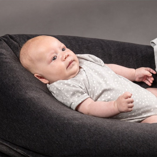 Stillkissen Samt Anthrazit #2