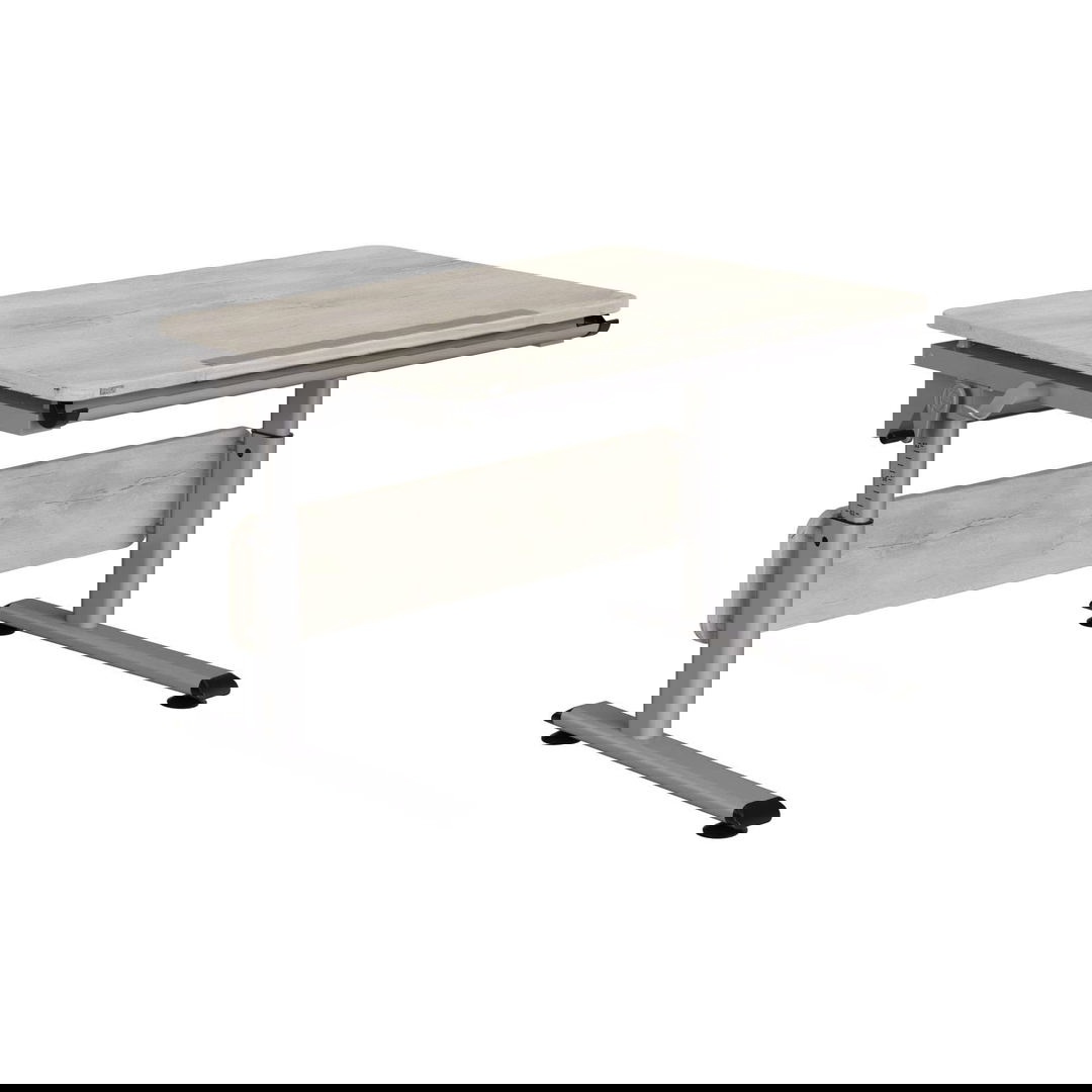 Schreibtisch Diego 105 Silber Beige