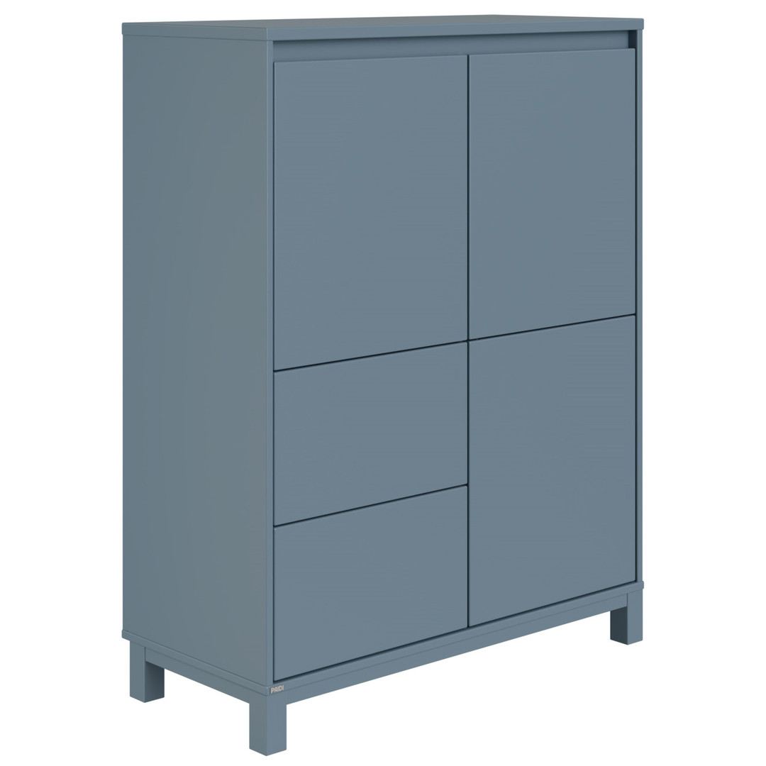 Hochkommode Olli 2T2S Blau