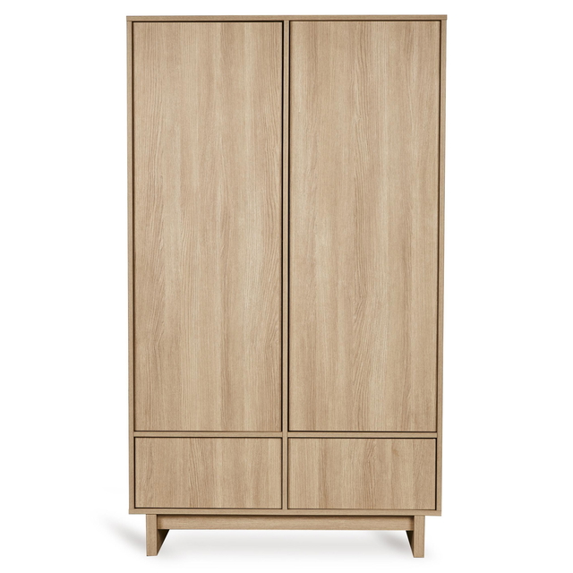 Kleiderschrank Kyo Honey Ash, 2-türig